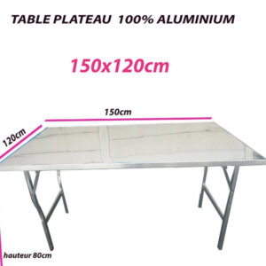 Support de table rabattable Aluminium SOKLEO - Oskab